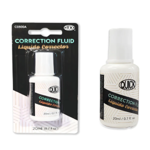 CORRECTION FLUID QUICK 20ML BLISTER C0500A