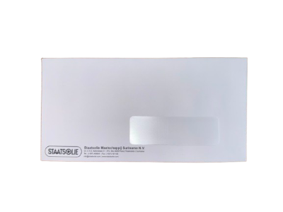 ENVELOPPE SOM NW LOGO PK100 11X22 RECHTS ONDER VENSTER